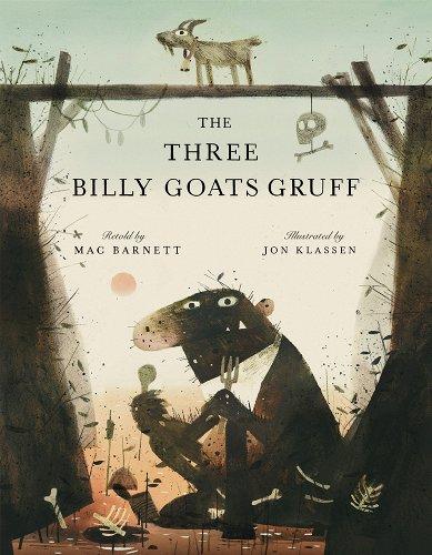 The three billy goat gruff cover poster with a goat image