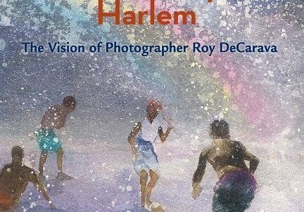 A book cover with people in the water.