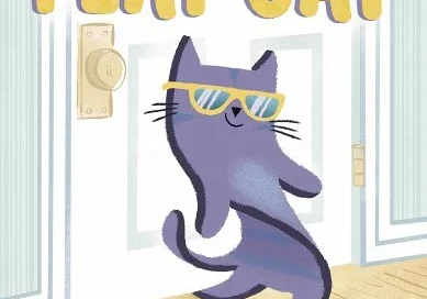 A picture of the cover of a book about a cat.