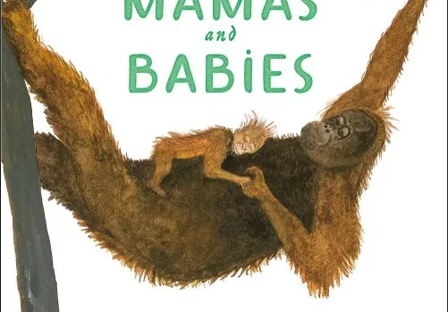 A book cover with an image of a monkey hanging from a tree branch.