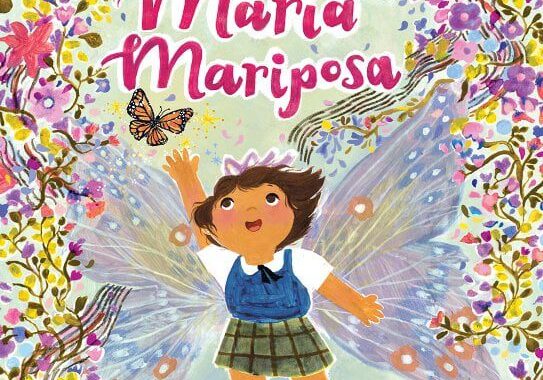 A picture book cover of a girl with wings.