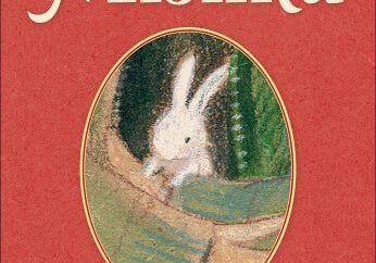 A book cover with an image of a rabbit.