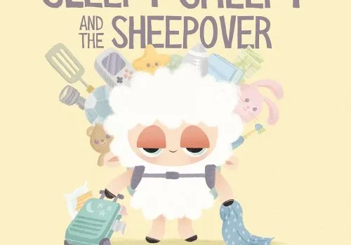 A book cover with an image of a sheep.