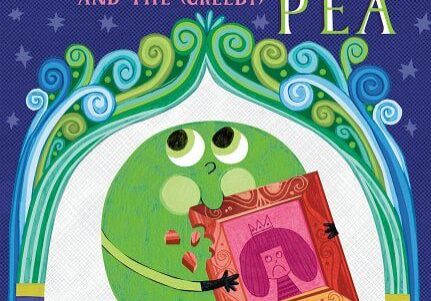 A picture book cover with a green frog holding onto a picture.